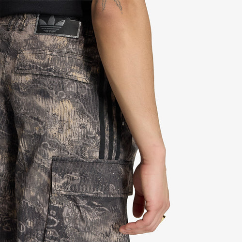adidas Adilenium Season 5 Aop Cargo Shorts Chalk Pearl/ Wonder Taupe