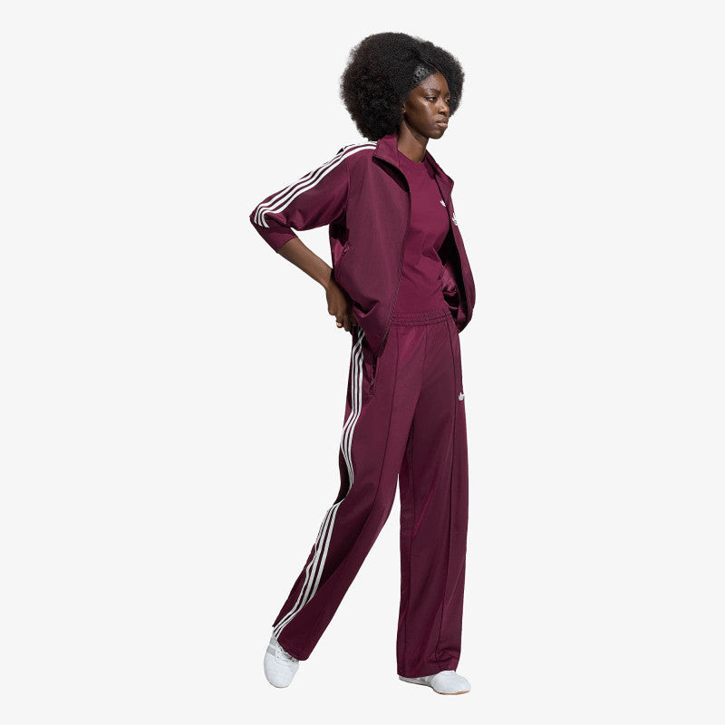 adidas Firebird Adicolor Loose Track Tracksuit Bottoms Maroon