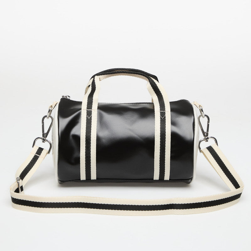 Fred Perry Classic Mini Barrel Bag Black/ Ecru