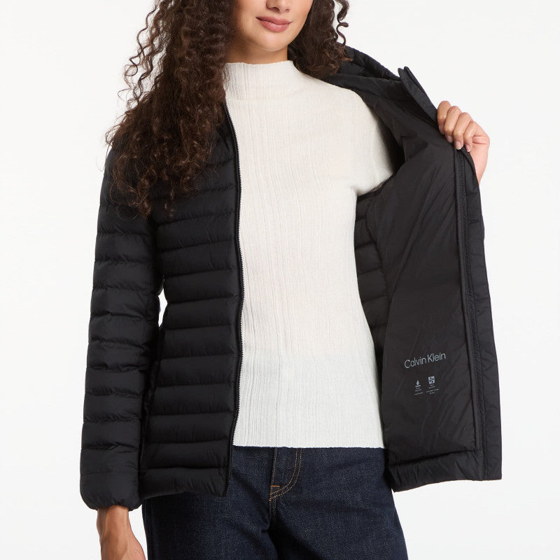 Calvin Klein Ulw Belted Puffer Jacket Black