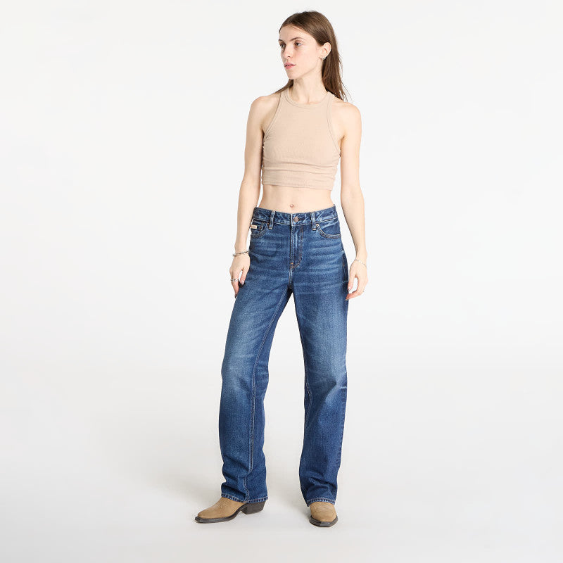 Jeansy Calvin Klein Jeans Signature 90S Straight Jeans Blue