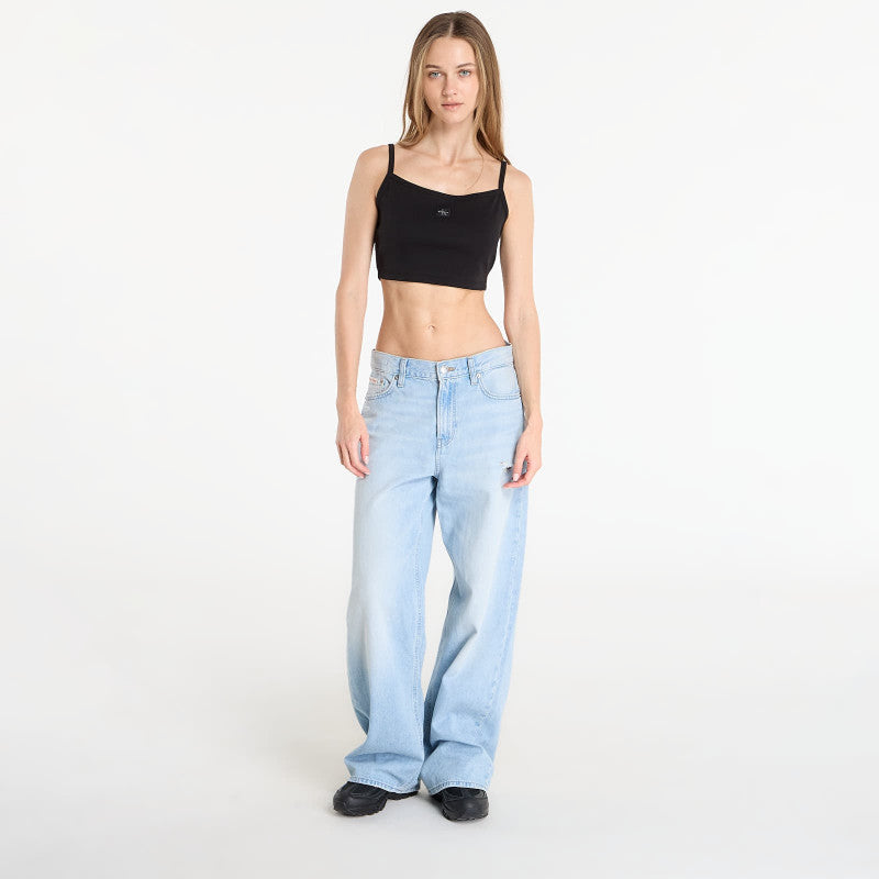 Calvin Klein Jeans Sl Woven Label 2X2 B Black