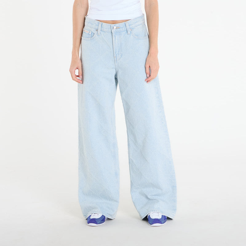 Jeansy Calvin Klein Jeans Low Rise Baggy Needle Jeans Blue