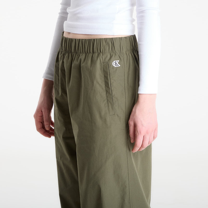 Calvin Klein Jeans Poplin Ewaist Pull O Pants Fatigue