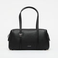 Calvin Klein Emblem Hw Pebble Doctor Shoulder Black