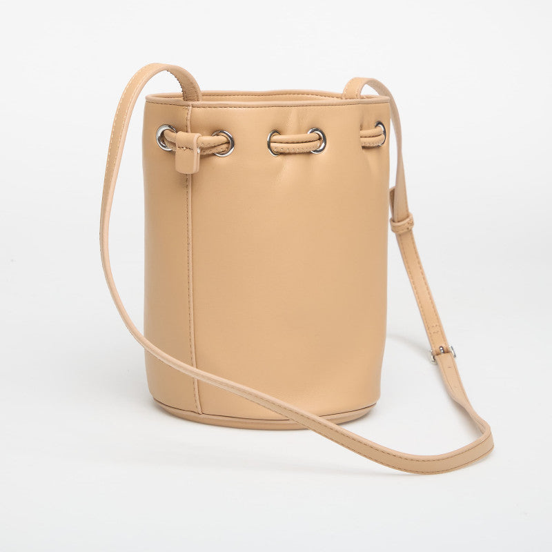 Calvin Klein Bold Ck Small Bucket Bag Tannin