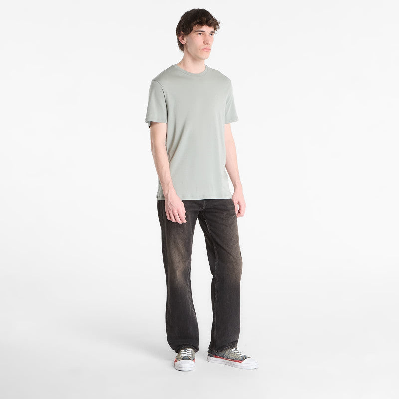 Calvin Klein Ss Supima Chest Emb Crewneck Tee Shadow