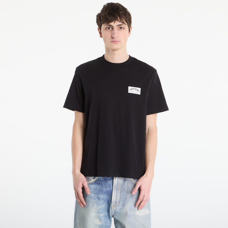 Calvin Klein Jeans Ss 20S Easy Collegiate Tee Black