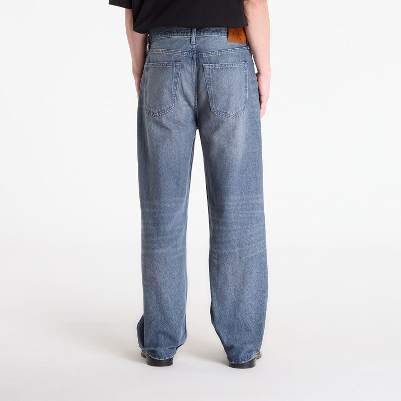 Jeansy Calvin Klein Jeans Baggy Blue Ash Stone Jeans Gray