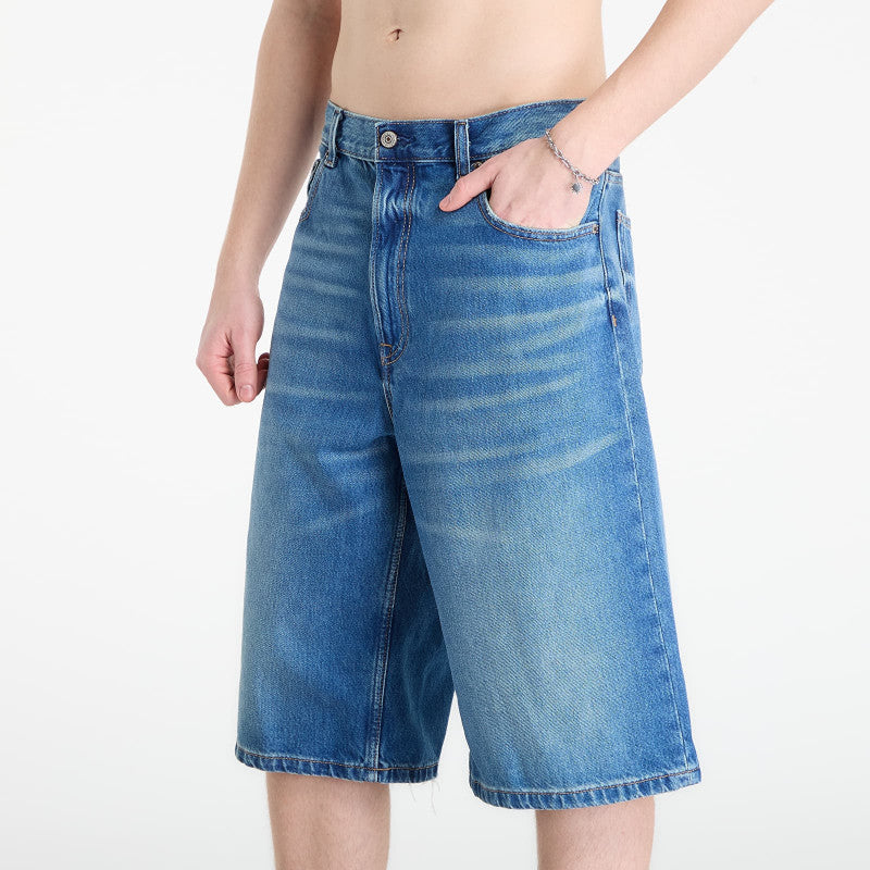 Calvin Klein Jeans Long Short Washed Em Blue
