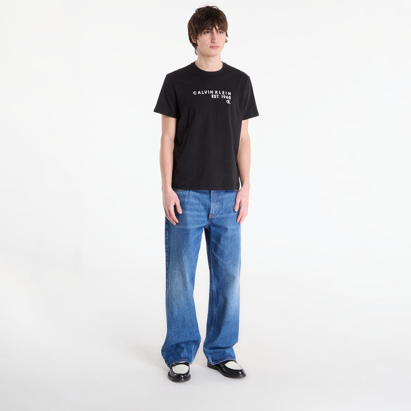 Jeansy Calvin Klein Jeans Baggy Ck Boulder Jeans Blue