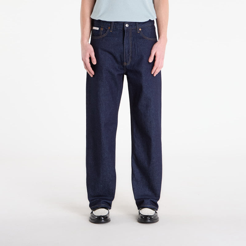 Jeansy Calvin Klein Jeans Baggy Ck Classic Rinsed Jeans Blue
