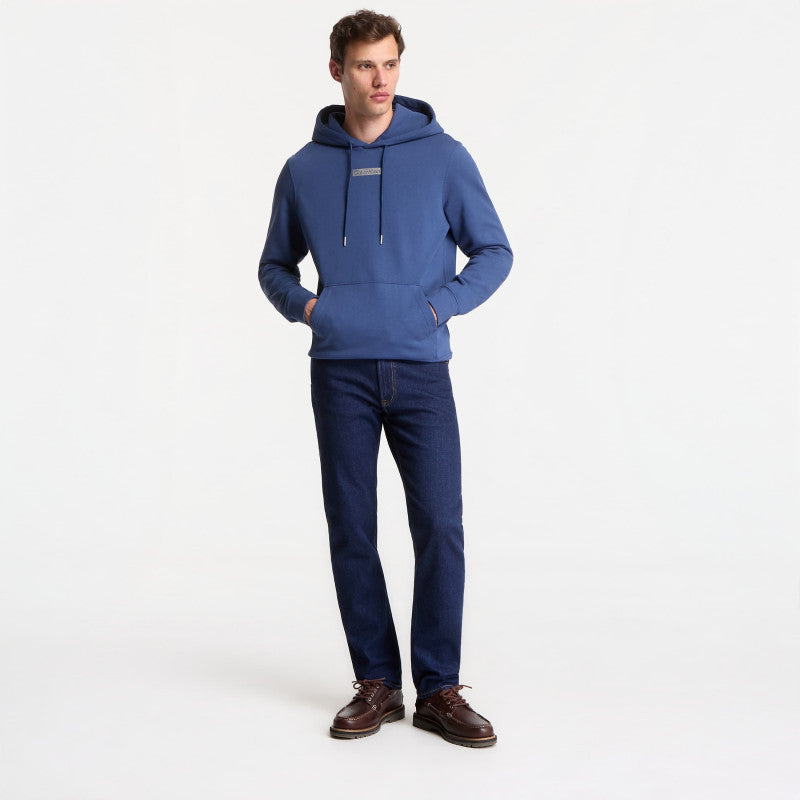 Calvin Klein Ls 350terry Eu Sp Graphic Hoodie Dark Denim
