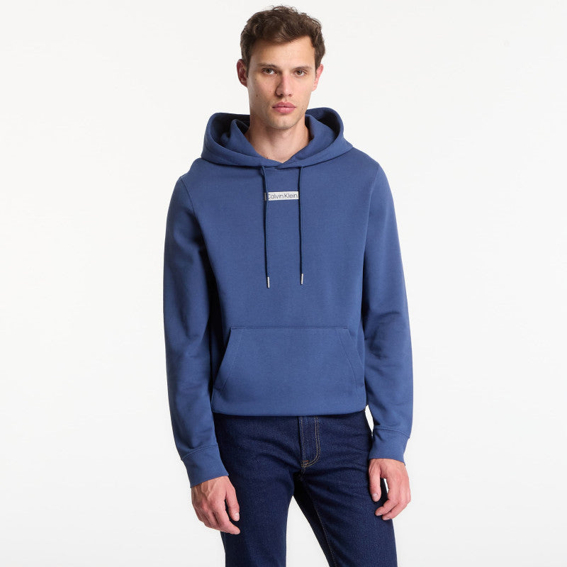Calvin Klein Ls 350terry Eu Sp Graphic Hoodie Dark Denim