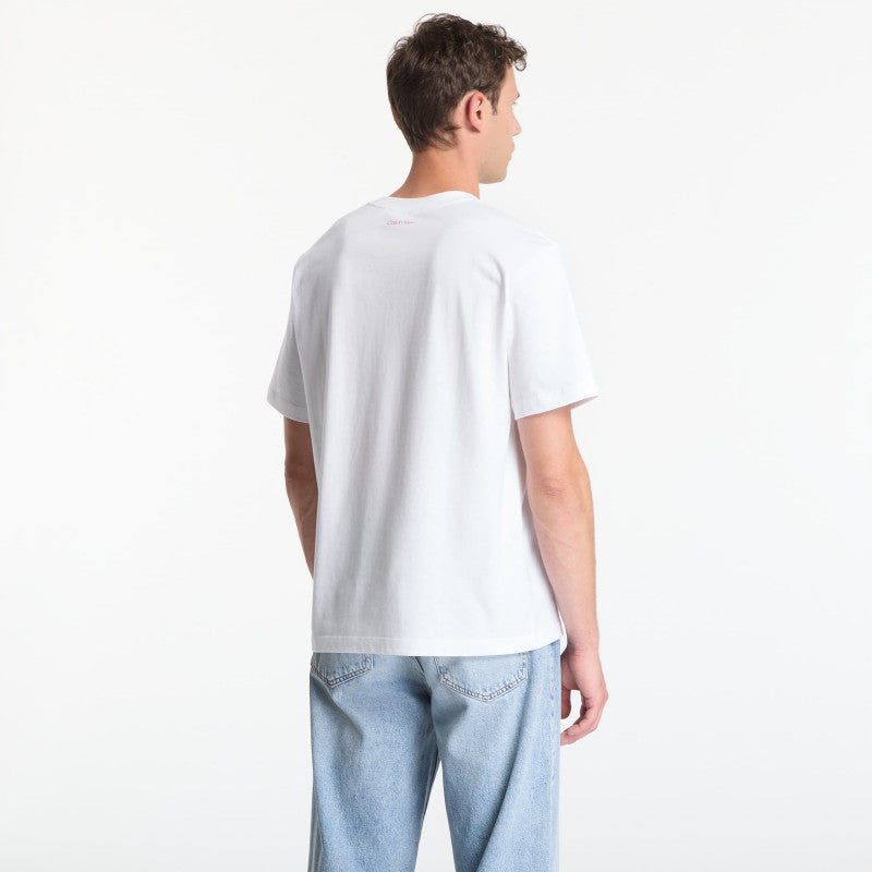 Calvin Klein Jeans Ss 20S Calvin Klein Trvl Font Graphic Tee Bright White