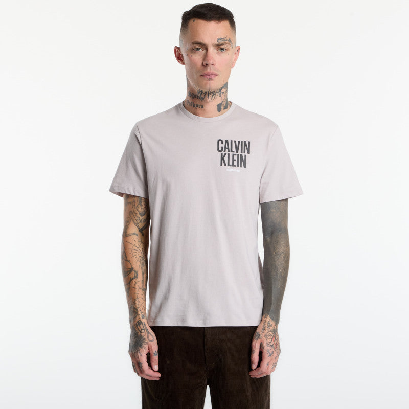 Calvin Klein Jeans Ss 30s Eu Block Font Grey