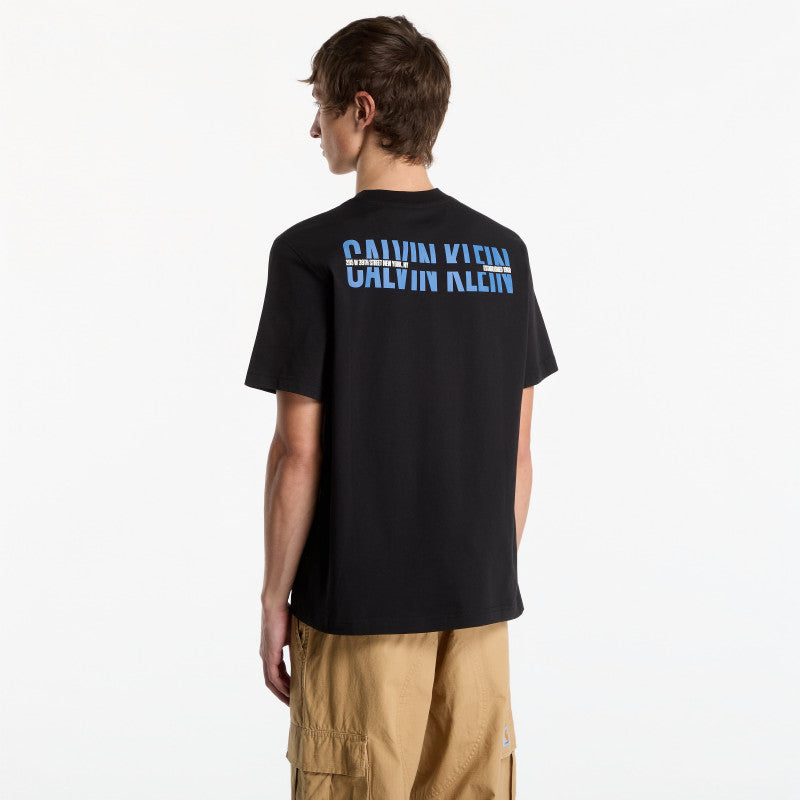 Calvin Klein Jeans Ss Easy 20s Retro Ca Black