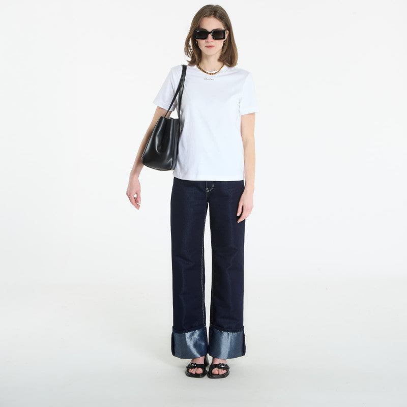 Calvin Klein Ss 20S Classic Logo Tee Bright White