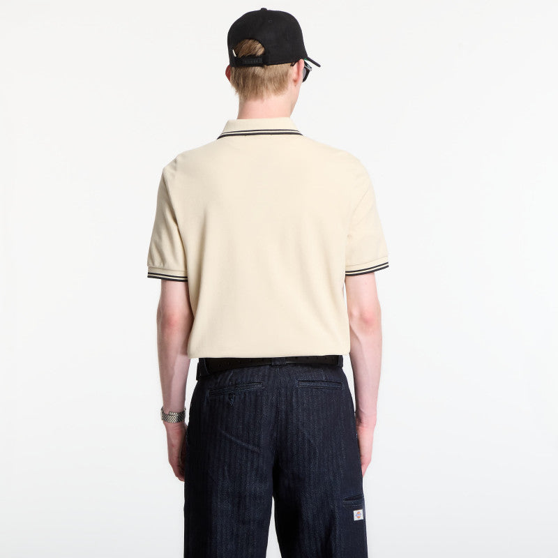 Fred Perry Twin Tipped Fred Perry Shirt Ecru