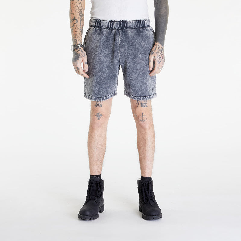 Guess Originals Acid Fleece UNISEX Short Washed Out Black Mul