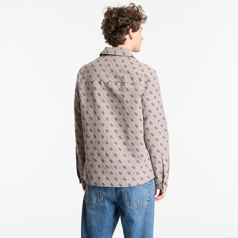 Guess Jeans 4G Shacket Canvas Jacq Velve