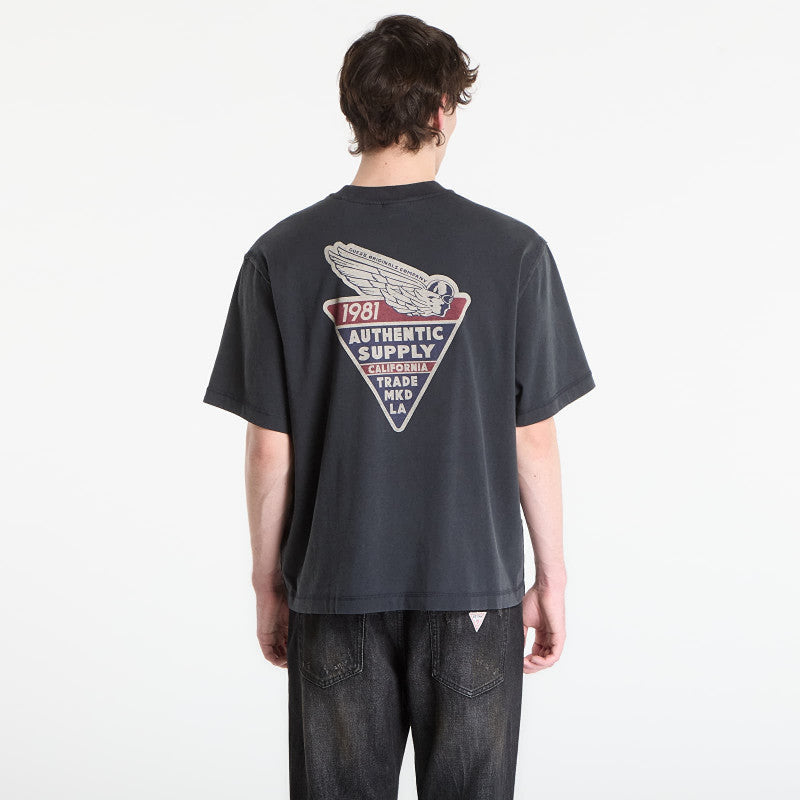 Guess Jeans SS Graphic Boxy T Black