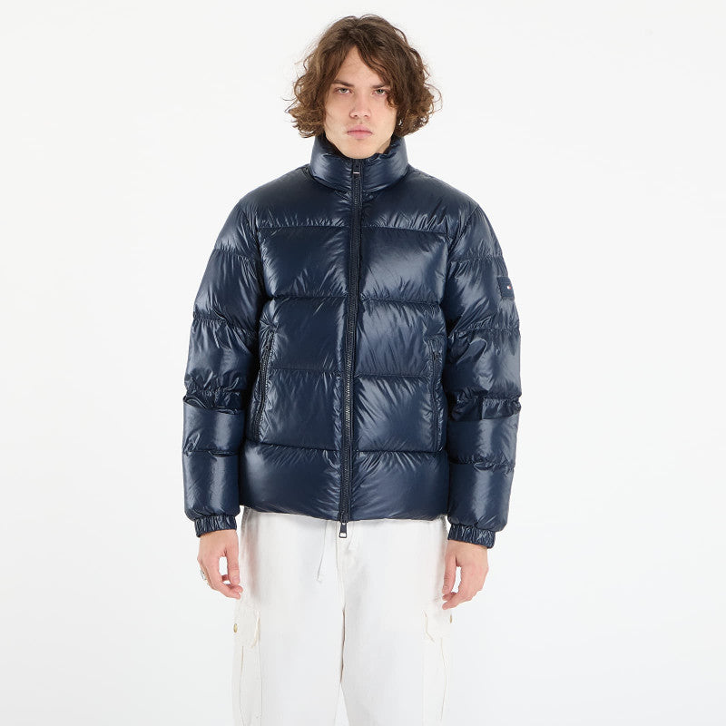 Tommy Hilfiger Shiny Down Stand Puffer Dark Night Navy