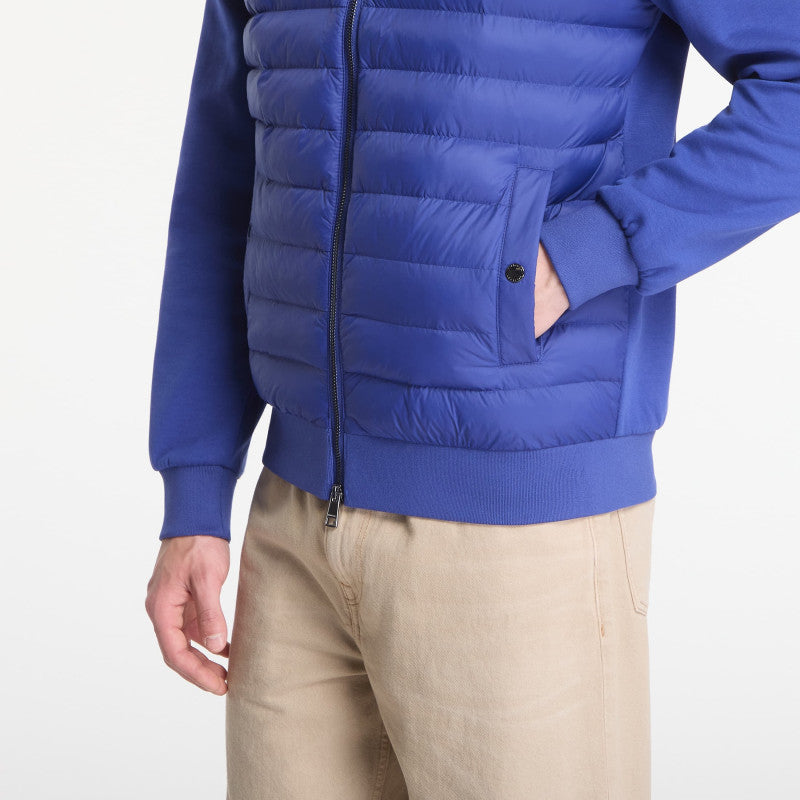 Tommy Hilfiger Mix Media Ess Rwb Stand Collar Sweatshirt Pigment Blue