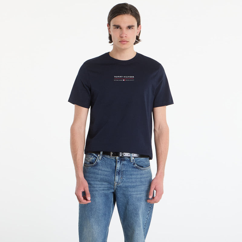 Tommy Hilfiger Brand Love Lockup Tee Navy