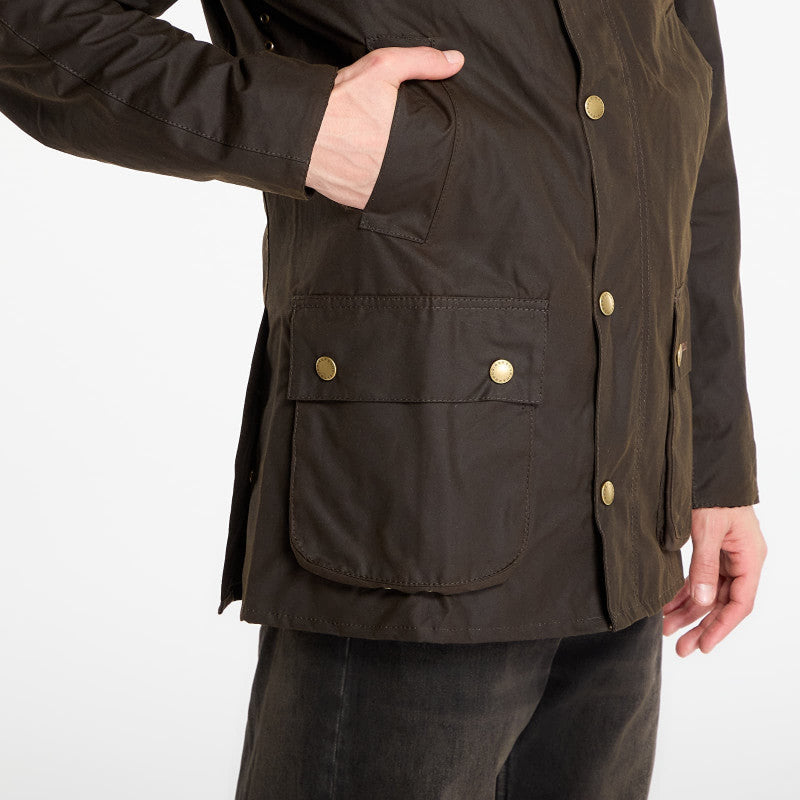 Barbour Ashby Wax Jacket Olive
