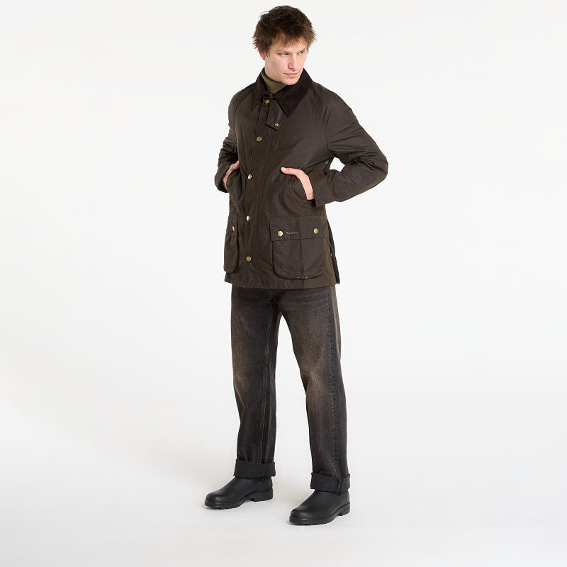 Barbour Ashby Wax Jacket Olive