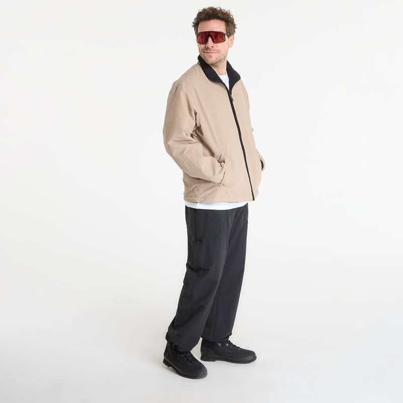 The North Face Redbox Reversible Fleece Jacket Mushroom Grey/ TNF Black