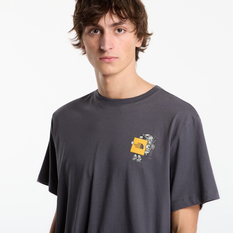 The North Face Gear Up Get Out Relaxed SS Tee UNISEX Anthracite