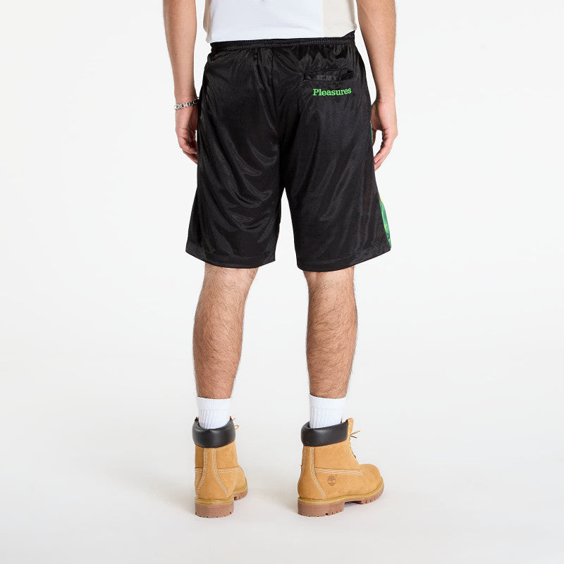 PLEASURES x Boiler Room Aqua shorts Black