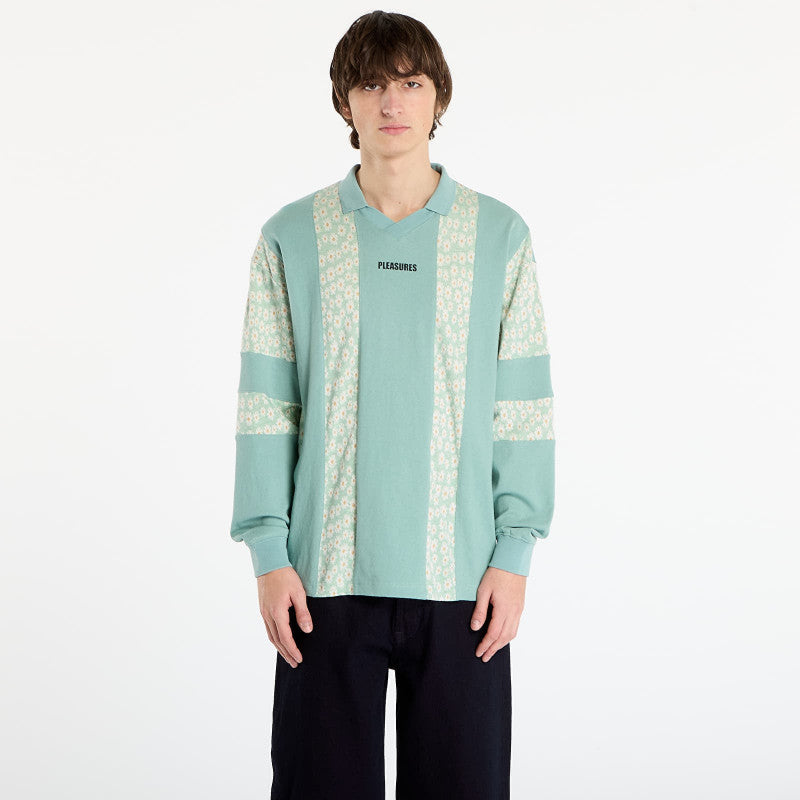 PLEASURES Sounds Rugby Polo Matcha