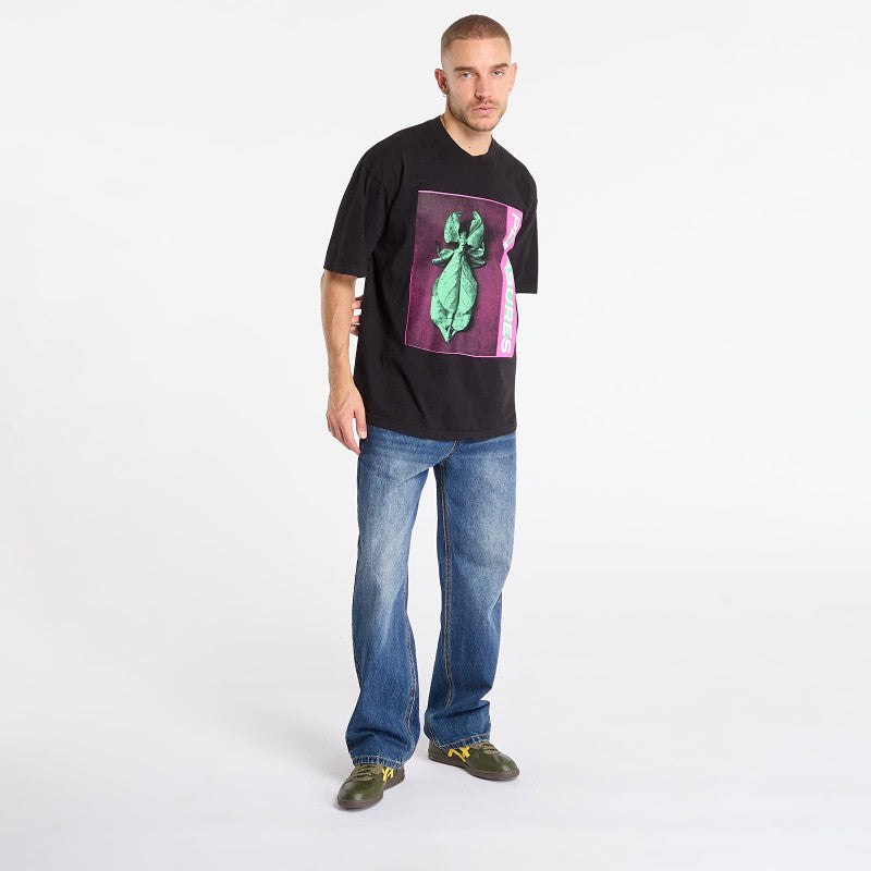 PLEASURES Leaf T-Shirt Black