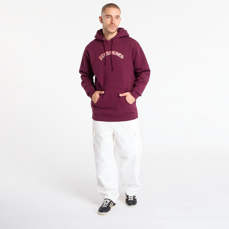 PLEASURES Mirror Hoodie Eggplant