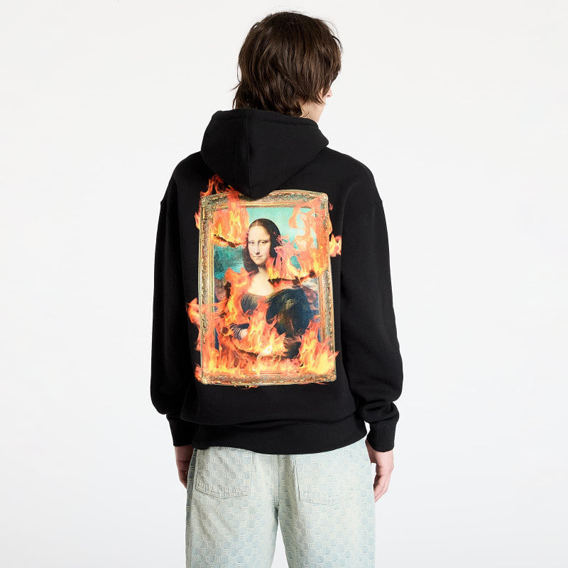 PLEASURES Burn Again Hoodie Black