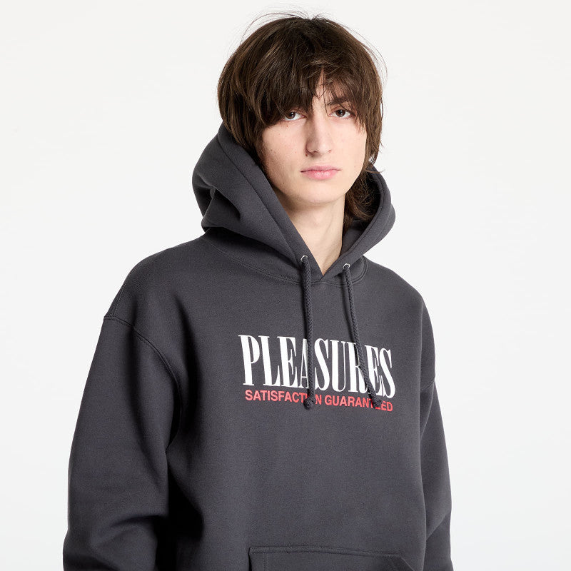 PLEASURES Satisfaction Hoodie Asphalt