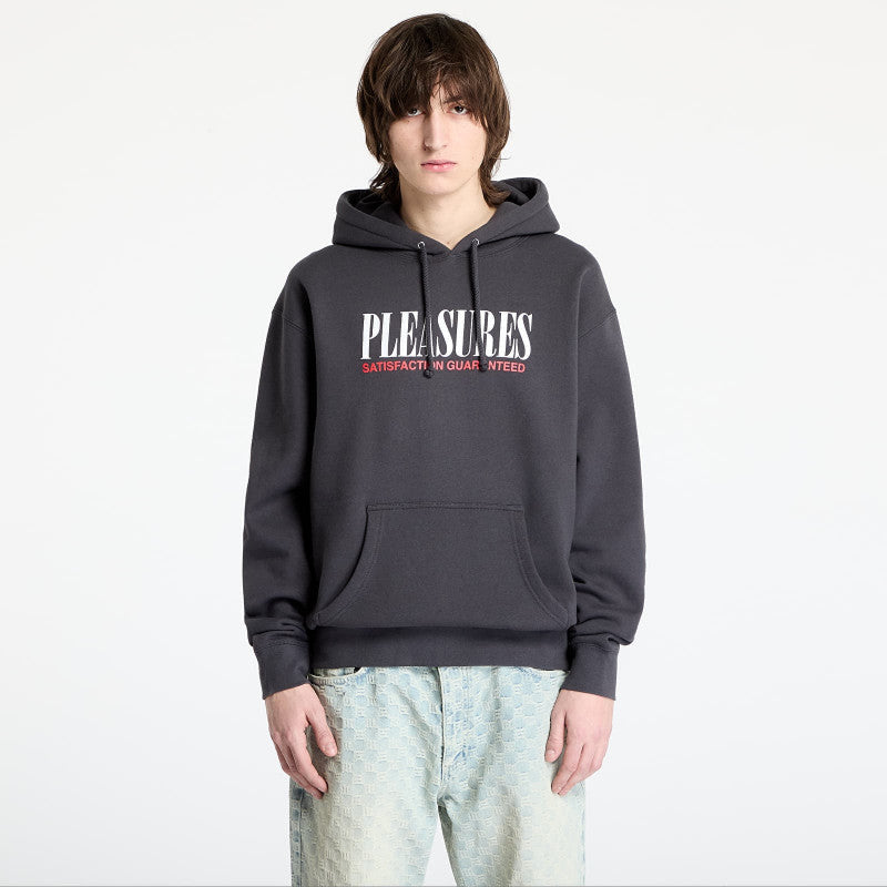 PLEASURES Satisfaction Hoodie Asphalt