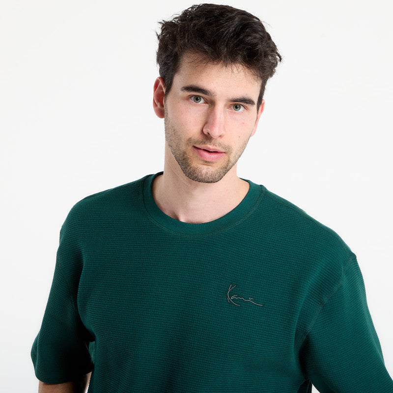 Karl Kani Signature Waffle T-Shirt Green