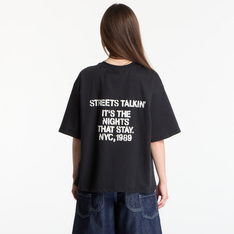 Karl Kani Signature Stencil Peached Oversized T-Shirt Black
