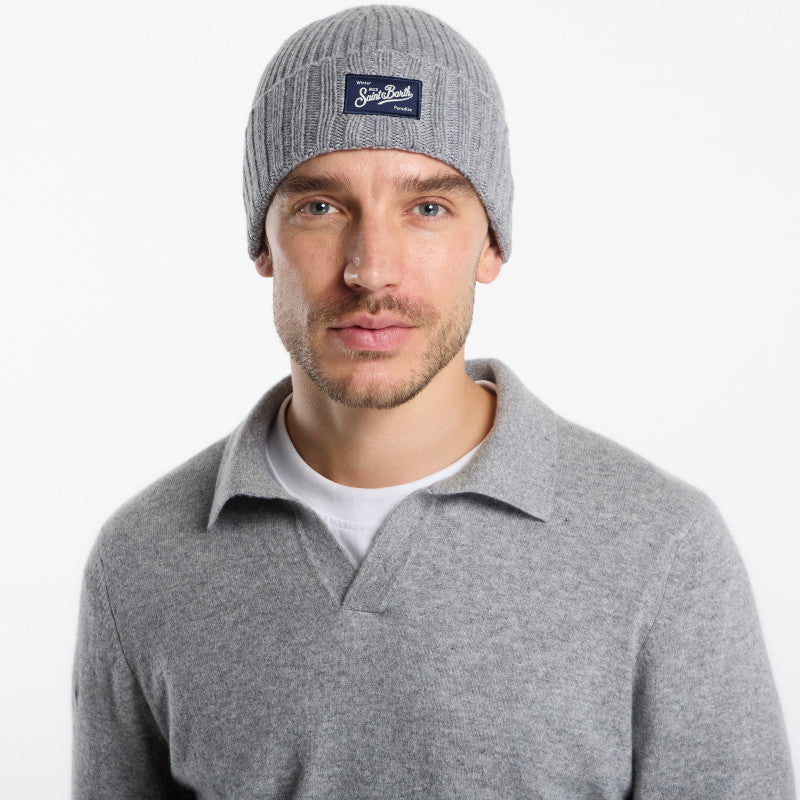 MC2 Saint Barth Sheldon Beanie Grey Melange