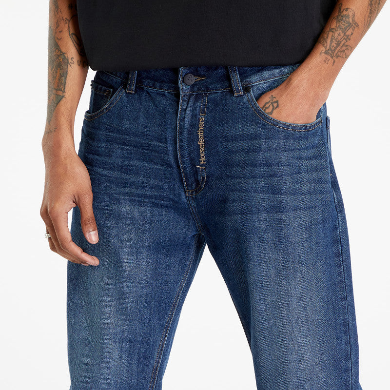 Jeansy Horsefeathers Pike Jeans Dark Blue