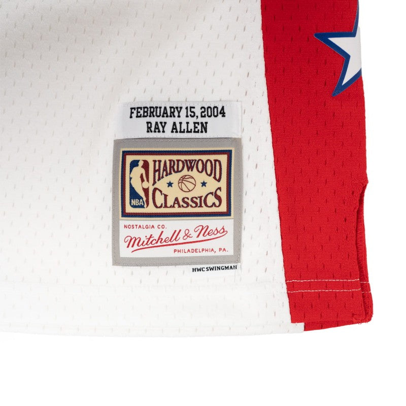 Mitchell & Ness NBA Swingman White Jersey All Star East 2004 Ray Allen