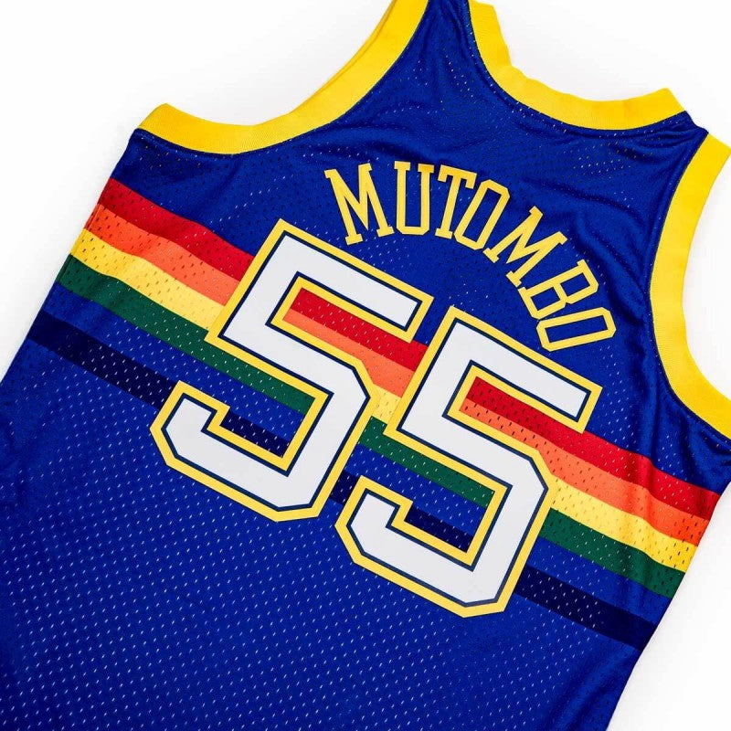 Mitchell & Ness NBA Swingman Jersey Denver Nuggets Road 1991-92 Dikembe Mutombo