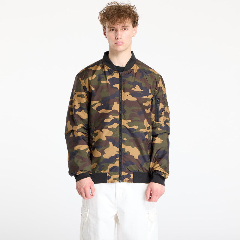 Wiatrówka Urban Classics Light Camo Bomber Jacket Camo Green