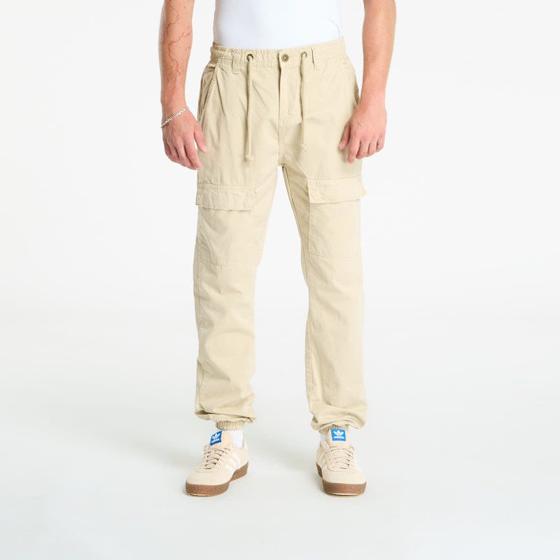 Urban Classics Front Pocket Cargo Jogging Pants Beige