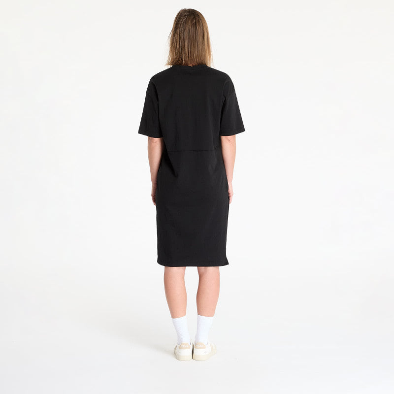 Sukienka Urban Classics Ladies Organic Oversized Slit Tee Dress Black