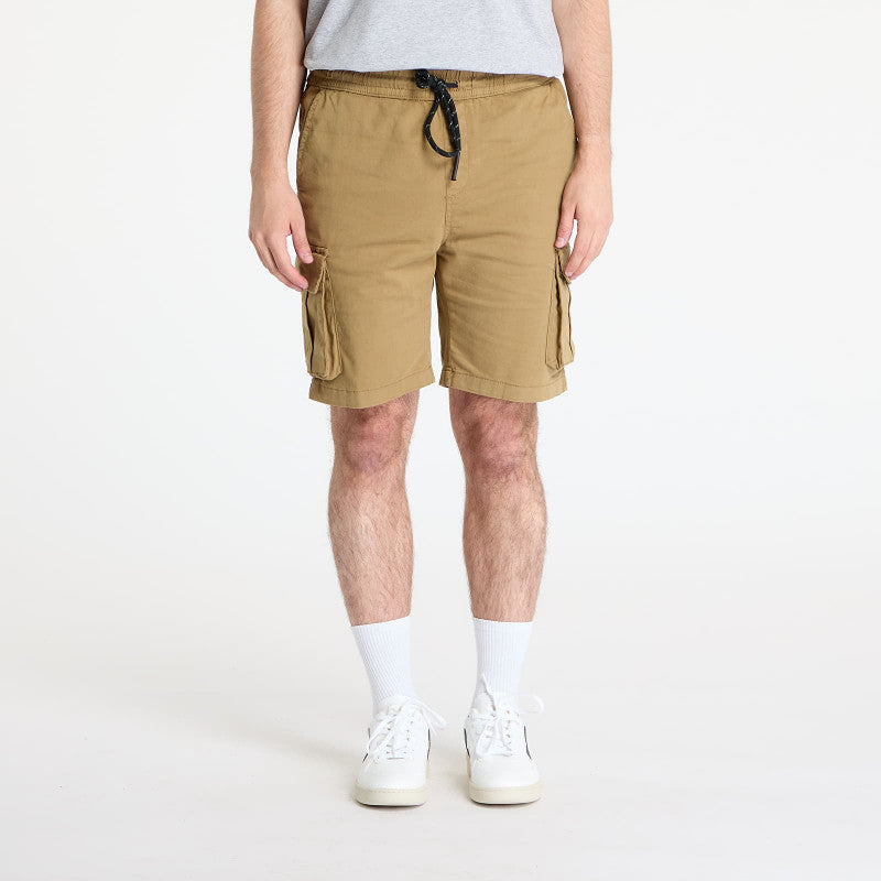 Urban Classics Drawstring Cargo Shorts Dark Beige